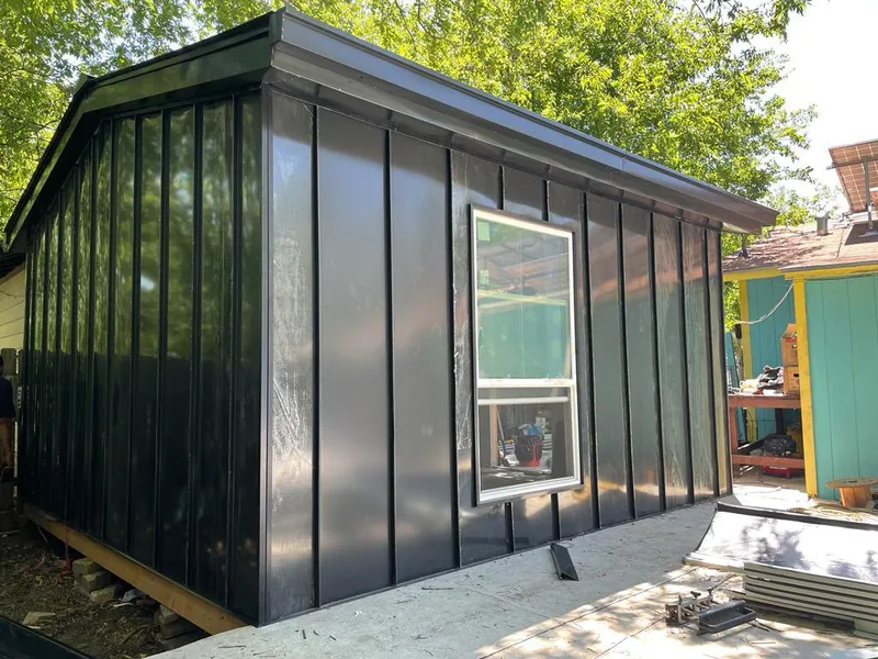 Black standing seam metal wall panels for Metal Roof Installation in Bear Valley Springs